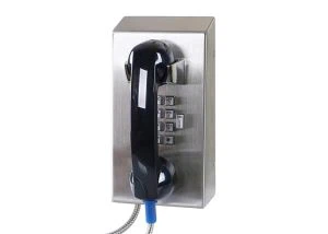 Telefone JR201-FK-VC-Análogo de Telefone Inoxidável em Aço Inoxidável