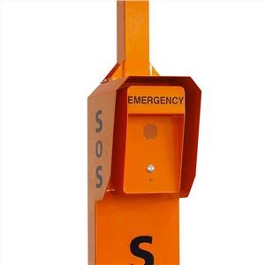 Suporte para telefone de chamadas rodoviárias SOS com painéis solares