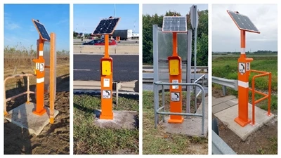 4G Pilar de emergência movido a energia solar Telefone: Aprimorando a seguran...